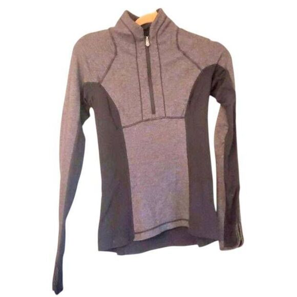 LULULEMON ATHLETICA Switch Back 1/2 Zip Pullover Jacket Size 4 'Reversible' - Picture 9 of 10